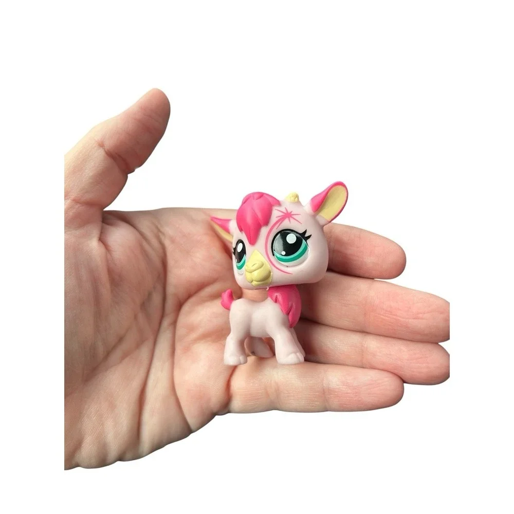 Littlest Pet Shop Pink Goat #G7 #84 Authentic Hasbro LPS
